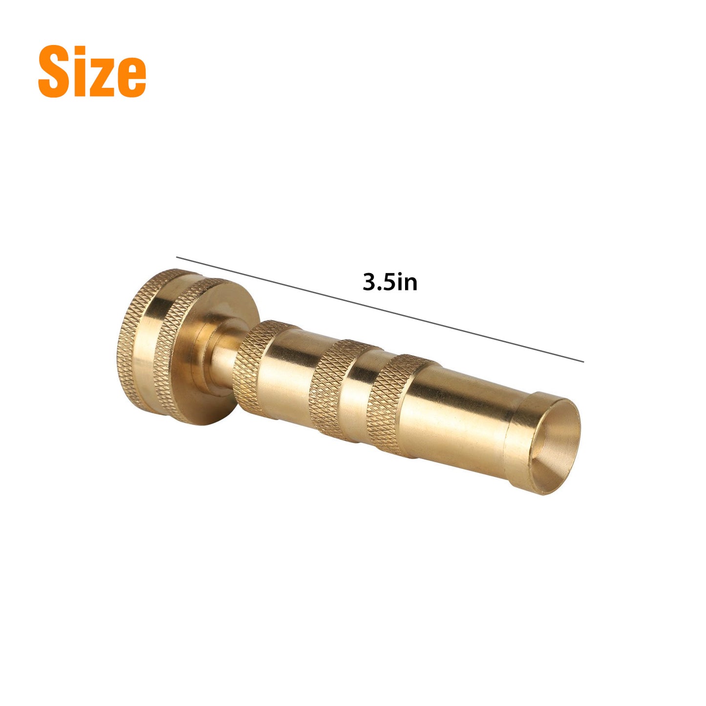 4 Holes Hose Nozzle for Car Wash, Adjustable Hose Nozzle, Easy Twist Control Water Hose Nozzle, Nozzle Sprayer, Garden Hose Spray Nozzle for Garden Hose