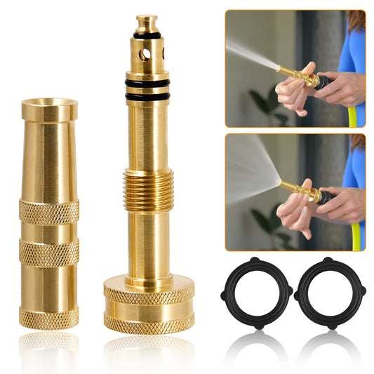 4 Holes Hose Nozzle for Car Wash, Adjustable Hose Nozzle, Easy Twist Control Water Hose Nozzle, Nozzle Sprayer, Garden Hose Spray Nozzle for Garden Hose