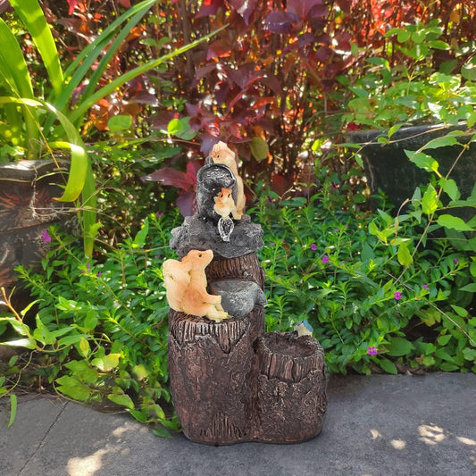 Squirrel garden ornament
