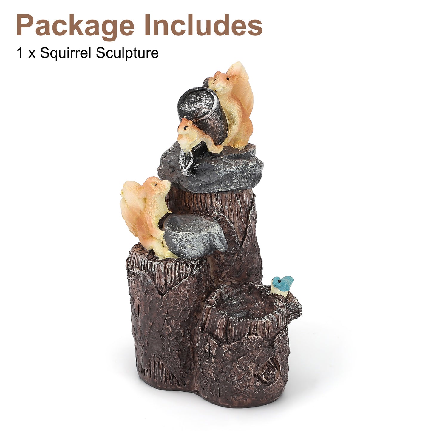 Squirrel garden ornament