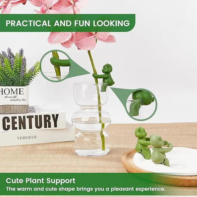 3Pcs Bear Plant Propagation Buddy-Cute Plant  Propagation Holder, Plant Support stake for  Sprouts, Shoots, Cuttings, Gift for Indoor Garden Plant Lover