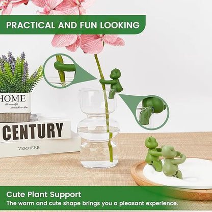 3Pcs Bear Plant Propagation Buddy-Cute Plant  Propagation Holder, Plant Support stake for  Sprouts, Shoots, Cuttings, Gift for Indoor Garden Plant Lover