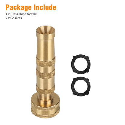 4 Holes Hose Nozzle for Car Wash, Adjustable Hose Nozzle, Easy Twist Control Water Hose Nozzle, Nozzle Sprayer, Garden Hose Spray Nozzle for Garden Hose