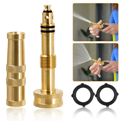 4 Holes Hose Nozzle for Car Wash, Adjustable Hose Nozzle, Easy Twist Control Water Hose Nozzle, Nozzle Sprayer, Garden Hose Spray Nozzle for Garden Hose