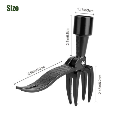 Stand Up Weed Puller Tools – Durable High Aluminum Ergonomic Weeder for Easy & Back-Friendly Weed Removal,Safe Lawn Care Tool for Crabgrass, Thistle, Clover & More (Handle Not Included)