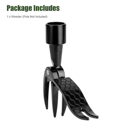 Stand Up Weed Puller Tools – Durable High Aluminum Ergonomic Weeder for Easy & Back-Friendly Weed Removal,Safe Lawn Care Tool for Crabgrass, Thistle, Clover & More (Handle Not Included)