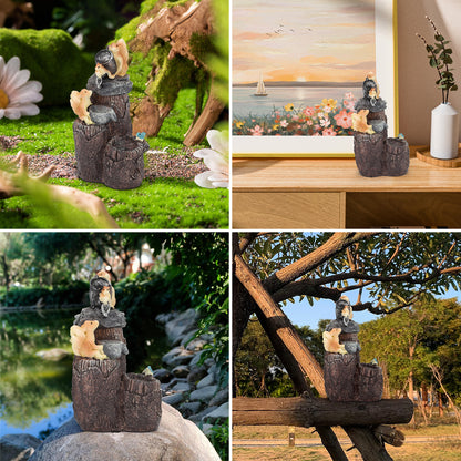 Squirrel garden ornament
