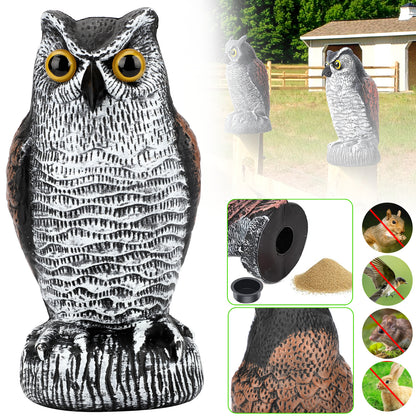 The fake owl garden Statues