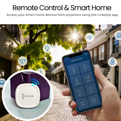 LINKSTYLE NEXOHUB II Wifi Hub, Multi-mode Wireless Gateway Compatible with All Linkstyle and Zigbee Devices Works with Google Assistant & Alexa