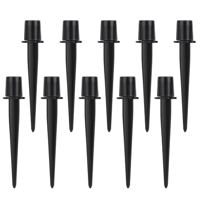 10pcs Solar Light Ground Stakes – Heavy Duty Zinc & Aluminum Alloy Garden Stakes for Outdoor Landscape, Weatherproof and Rust-Resistant Design